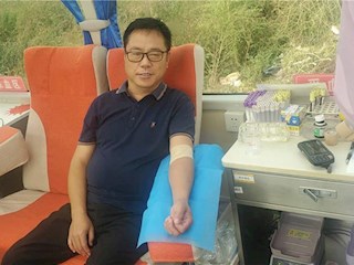 胜芳镇石沟一村组织开展无偿献血活动