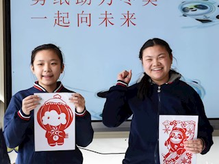 河北霸州：特教学校学生喜迎北京冬残奥会
