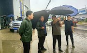 市政府市长张淼到东部乡镇督导检查防汛排涝工作