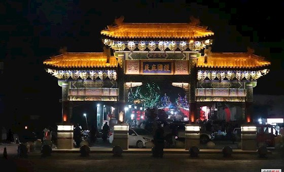 影像记录丨河北霸州：古镇夜景美